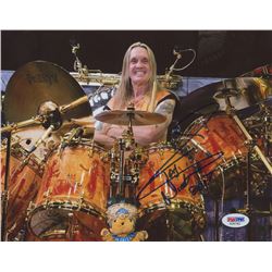Nicko McBrain Signed "Iron Maiden" 8x10 Photo (PSA COA)