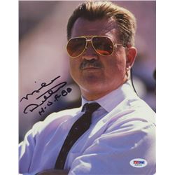 Mike Ditka Signed Bears 8x10 Photo Inscribed "H.O.F. 88"  (PSA COA)