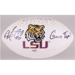 Morris Claiborne Signed LSU Tigers Logo Football Inscribed "Geaux Tigers!" (Radtke COA)