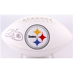 Hines Ward Signed Steelers Logo Football (JSA COA)
