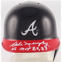 Dale Murphy Signed Braves Mini Batting Helmet Inscribed "NL MVP 82, 83" (Radtke COA)