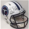 Image 1 : Marcus Mariota Signed Titans LE Full-Size Authentic On-Field Speed Helmet Inscribed "1st Game 4 TDs"