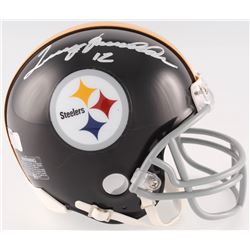 Terry Bradshaw Signed Steelers Throwback Mini Helmet (Radtke COA  Bradshaw Hologram)