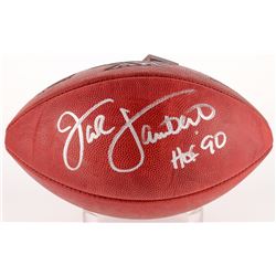 Jack Lambert Signed Official NFL Super Bowl XIV Logo Game Ball Inscribed "HOF '90" (Radtke COA)