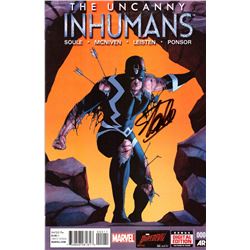 Stan Lee Signed "The Uncanny Inhumans" Issue #0 Marvel Comic Book (Lee COA)