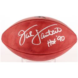 Jack Lambert Signed Official NFL Super Bowl IX Logo Game Ball Inscribed "HOF '90" (Radtke COA)