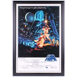 Greg Hildebrandt  Tim Hildebrandt Signed "Star Wars: A New Hope" 15th Anniversary 30x45 Custom Frame