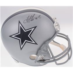 Troy Aikman Signed Cowboys Full-Size Helmet Inscribed "HOF '06" (Radtke Hologram  Aikman Hologram)