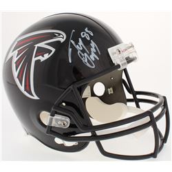Tony Gonzalez Signed Falcons Full-Size Helmet (Radtke COA)