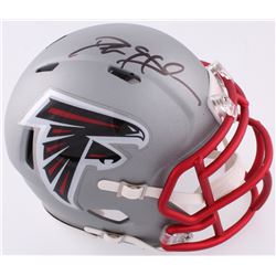 Deion Sanders Signed Falcons Mini Blaze Helmet (JSA COA)