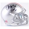 Image 1 : Chris Spielman Signed Ohio State Buckeyes Mini-Helmet Inscribed "CHOF 09" (Radtke Hologram)