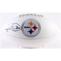 Hines Ward Signed Steelers Logo Football (JSA COA)