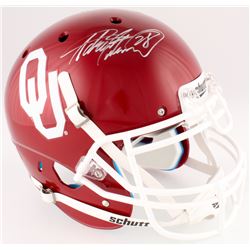 Adrian Peterson Signed Oklahoma Sooners Full-Size Authentic On-Field Helmet (Fanatics Hologram)