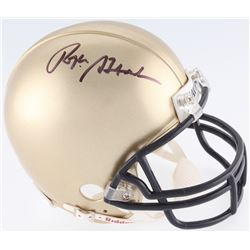 Roger Staubach Signed Navy Midshipmen Mini-Helmet (JSA COA)