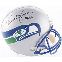 Warren Moon Signed Seahawks Full-Size Helmet Inscribed "HOF 06" (Radtke Hologram)