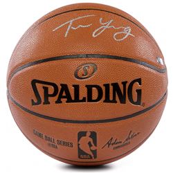 Trae Young Signed NBA Game Ball Series Basketball (Panini COA)
