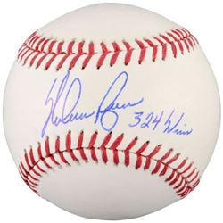 Nolan Ryan Signed OML Baseball Inscribed "324 Wins" (Fanatics Hologram)