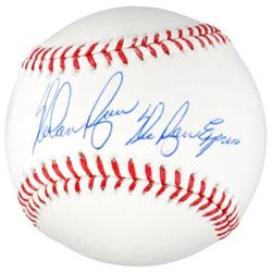 Nolan Ryan Signed OML Baseball Inscribed "The Ryan Express" (Fanatics Hologram)