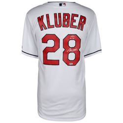 Corey Kluber Signed Indians Jersey Inscribed "14/17 AL CY" (Fanatics Hologram)