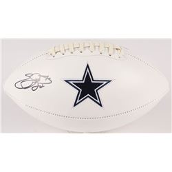 Emmitt Smith Signed Cowboys Logo Football (JSA COA  Prova Hologram)