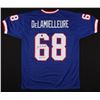 Image 1 : Joe DeLamielleure Signed Jersey Inscribed "HOF 03" (Jersey Source COA)