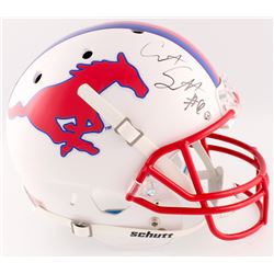 Courtland Sutton Signed Southern Methodist Mustangs Full-Size Helmet (Radtke COA)