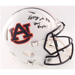 Kerryon Johnson Signed Auburn Tigers Full-Size Authentic Speed Helmet Inscribed "War Eagle!!" (Radtk