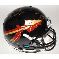Anquan Boldin Signed Florida State Seminoles Full-Size Helmet Inscribed "99 National Champs" (JSA CO