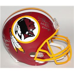 Joe Theismann, Mark Rypien  Doug Williams Signed Redskins Full-Size Helmet with (3) Super Bowl Inscr