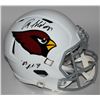 Image 1 : Anquan Boldin Signed Cardinals Full-Size Speed Helmet Inscribed "03 R.O.Y" (JSA COA)