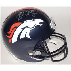 Jake Plummer Signed Broncos Full-Size Helmet Inscribed "Snake" (Beckett COA)