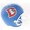 Image 1 : Terrell Davis Signed Broncos Full-Size Throwback Helmet Inscribed "SB XXXII MVP" (Radtke COA)