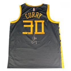 Stephen Curry Signed Warriors "The Bay" Nike Jersey (Steiner COA)
