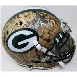 Aaron Rodgers Signed Packers LE Custom Hydro Dipped Camouflage Full-Size Authentic On-Field Helmet (