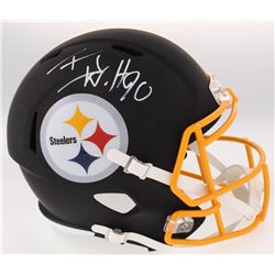 T.J. Watt Signed Steelers Full-Size Custom Matte Speed Helmet (JSA COA  Watt Hologram)