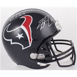 Lamar Miller Signed Texans Full-Size Helmet Inscribed "97 Yard MNF TD Run 11.26.18" (JSA COA)