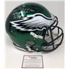 Image 1 : Carson Wentz Signed LE Eagles Chrome Full-Size Authentic On-Field Speed Helmet Inscribed "Philly Nat