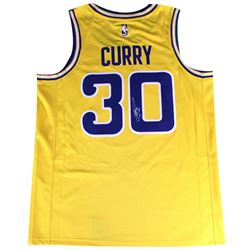 Stephen Curry Signed Warriors Nike Jersey (Steiner COA)