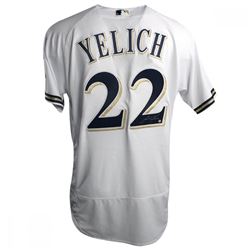 Christian Yelich Signed Authentic Majestic Brewers Jersey (Steiner COA)