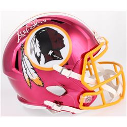 Alex Smith Signed Redskins Full-Size Chrome Speed Helmet (Beckett COA)