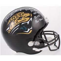 Mark Brunell Signed Jaguars Full-Size Helmet Inscribed "96, 97, 99 Pro Bowl", "184 TDs"  "32,072 Pas