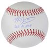 Image 1 : Mookie Betts Signed Baseball Inscribed "2018 AL MVP" (Fanatics Hologram)