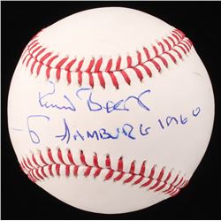 Pete Best Signed OML Baseball Inscribed "HAMBURG 1960" (Beckett COA)