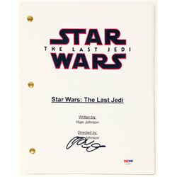 Adam Driver Signed "Star Wars: The Last Jedi" Full Movie Script (PSA COA)