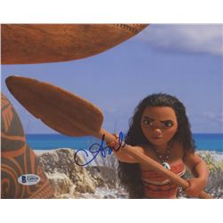 Auli'i Cravalho Signed "Moana" 8x10 Photo (Beckett COA)