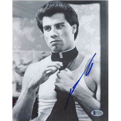 John Travolta Signed "Grease" 8x10 Photo (Beckett Hologram)