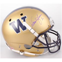 Warren Moon Signed Washington Huskies Full-Size Helmet (Radtke COA)