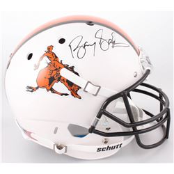 Barry Sanders Signed Oklahoma State Cowboys Full-Size Helmet (Schwartz Hologram)
