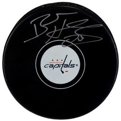 Braden Holtby Signed Washington Capitals Logo Hockey Puck (Fanatics Hologram)