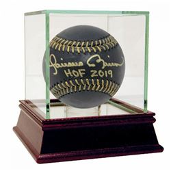Mariano Rivera Signed Black Leather Baseball Inscribed "HOF 2019" (Steiner COA)